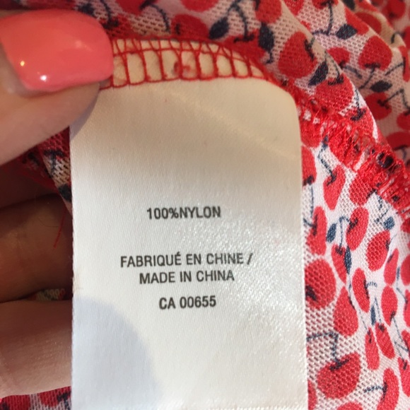 Reitmans cherry print blouse - Picture 5 of 6